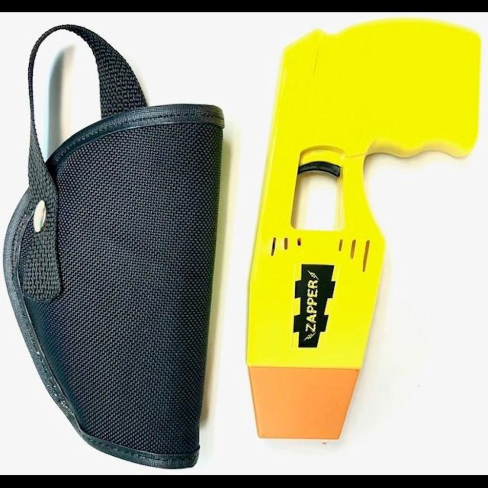 Zapper TOY taser YELLOW with custom holster